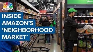 Here's a look inside Amazon's first full-size grocery store