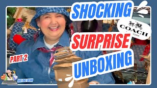 Denim Cherries 🍒 EPIC UNBOXING PART 2 of 3 🤯COACH OUTLET :#bagcharms #coach #coachoutlet #denim