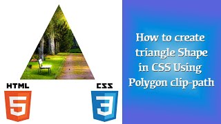 how to create Triangle Using css clip path