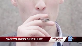 Doctors suspect 8 teens hospitalized related to vaping