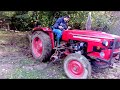 pulling logs with old zetor