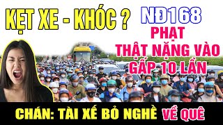 Bỏ nghề tài xế -nghị định 168 phạt và phạt - về quê làm nông -nhặt ve chai đồng nát - bán vé số