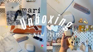 Unboxing Airpods 3 , Dior ออนไลน์ , กระเป๋า marimekko tote bag  -. แกะกล่อง .- | 에어팟 3세대 언박싱 🍎