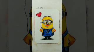 How to draw A minion | minion drawing | Art for kids | #shorts #drawing #youtubeshorts #minions