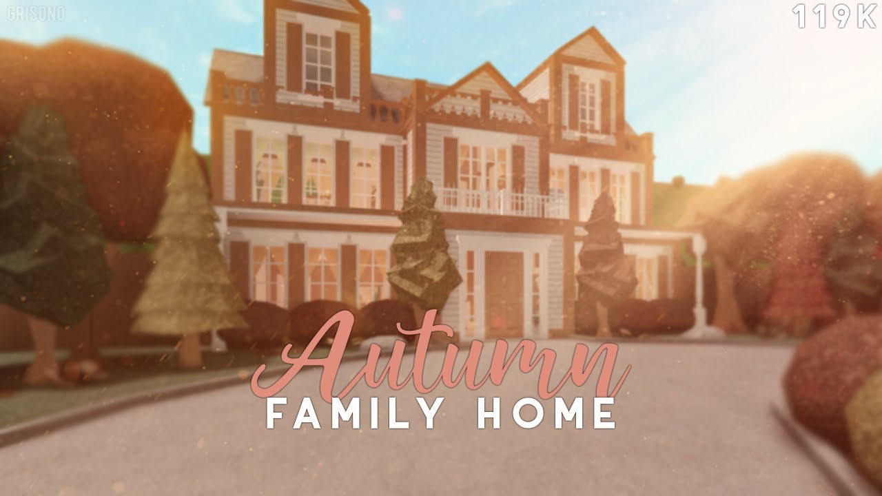 Bloxburg | Autumn Family Home Build - YouTube