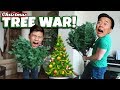 CHRISTMAS TREE WAR!!! Holiday Decorating & Christmas Carols!