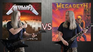 Master Of Puppets VS Peace Sells... But Who´s Buying ? (1986 Thrash Metal Guitar Riffs Battle)