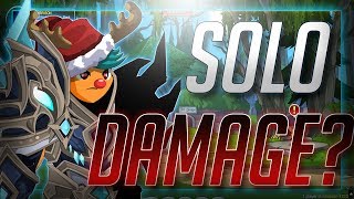 =AQW= Glacial Berserker Solo Damage!