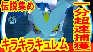 伝説集め　キュレムを1分捕獲！　みんなのポケモンスクランブル実況