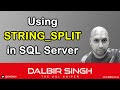 Using STRING_SPLIT in SQL Server