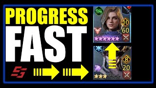 PROGRESS FAST! Don't waste time | King Arthur Legends Rise guide list top tier hero progression