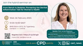 Seminar: From Bench to Bedside: Pioneering the Genital Inflammation Test for Women's Health