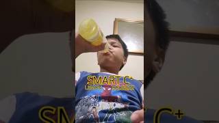 Drinking Oishi SMART C+ Lemon Squeeze #shorts #oishi #drinking