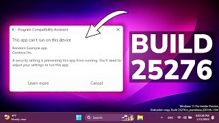 New Windows 11 Build 25276 – New Apple Apps, New Dialog, New Features, Security, and Fixes (Dev)