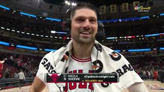 You just feel it! - Nikola Vucevic on tying his career-high 43 PTS | NBA on ESPN