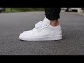 Air Jordan 1 Low Triple White - REVIEW & ON FEET