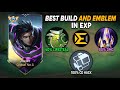 FINALLY ALUCARD NEW META EXP LANE IS HERE!! ALUCARD EXP BEST BUILD AND EMBLEM 2024! (must try💯)