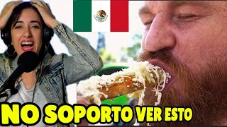 Reaccionando a COMIDA CALLEJERA MEXICANA🌮EXTRANJERA reacciona🌮Se Me Antoja TODO‼️