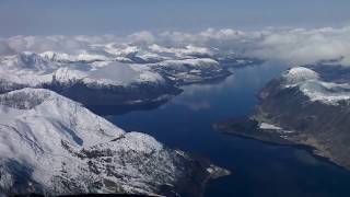 Dash-8 Approach and Landing at Ostra (Ørsta) Volda Norway