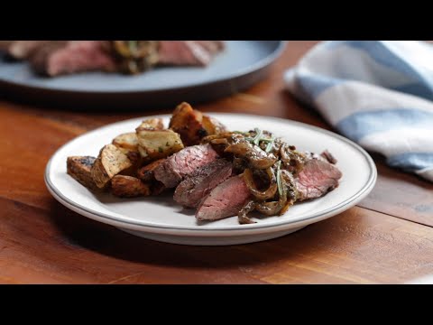 One-Pan Flank Steak & Vegetables Recipe from Tasty