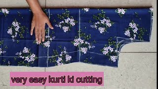 Kurti/Suit Cutting and Stitching Step by Step/Easy Kurti Cutting for Beginners|kurti recipe