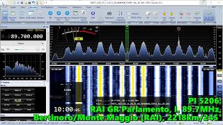 11.05.2023 07:00UTC, [Es], RAI GR Parlamento, I, 89.7MHz, 2218km