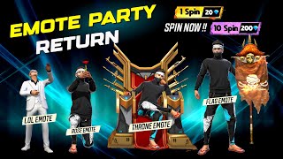 Emote Party Event l Next Emote Party In Free Fire l Free Fire New Event l Ff New Event