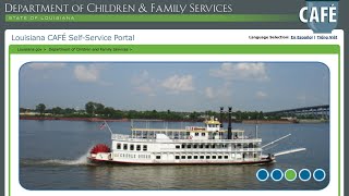 Louisiana DCFS CAFÉ Self Service P-EBT Parent Portal Navigation & Operations Tutorial 2022