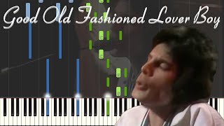 Queen - Good Old Fashioned Lover Boy Piano/Karaoke *FREE SHEET MUSIC IN DESC* As Played by Queen