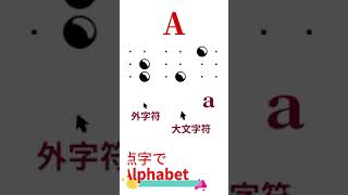 点字でAlphabet（点字のABC）#shorts