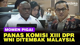 Momen Panas! Menteri Pigai Dicecar Komisi XIII Singgung WNI Ditembak Mati Aparat Malaysia