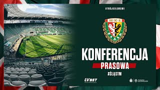Konferencja prasowa po meczu Śląsk Wrocław - Stal Mielec