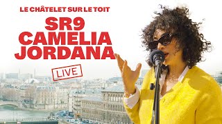 Camélia Jordana et le Trio SR9 sur le toit du Châtelet