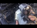 Mercedes Benz B200 turbo starter removal part 1