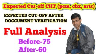 CHT 2021 Analysis of Expected Cut-off after Doccument Verification ଆସିଲା final analysis