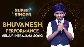 Grand Finalist Bhuvanesh’s #NelluriNerajana Song Performance | Super Singer Junior | StarMaa