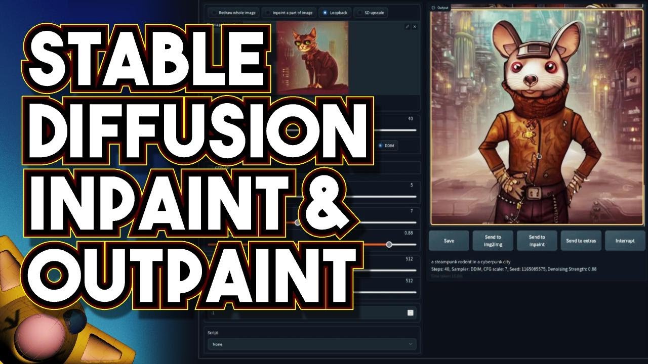 Stable Diffusion Inpainting Outpainting Upscaling More Youtube