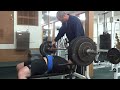 equipped bench press 205 kg 451 lbs