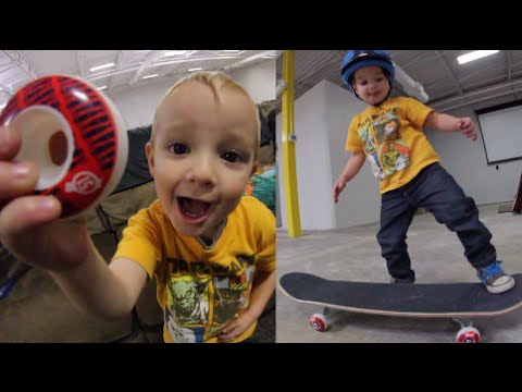 Two Year Old Skateboard Setup Ryden Schrock Youtube