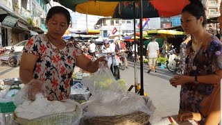 ពលរដ្ឋខ្មែរមកទិញបន្លែសាច់យកទៅធ្វើម្ហូបប្រចាំថ្ងៃសំរាប់ញ៉ាំជួបជុំគ្រួសារនិមួយៗមានលក់នៅផ្សារទួលទំពូង