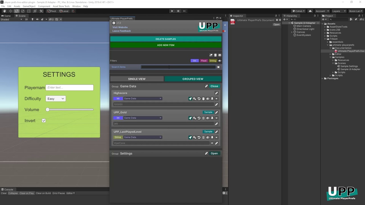 Ultimate Playerprefs The User Interface Youtube