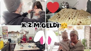 GELİNİM ÇOCUKLARLA GELDİ😍EZELİ ENİŞTESİ TRAŞ ETTİ💟PERÇEM KESTİRDİM 😇