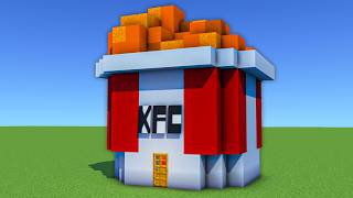 How To Build a KFC Family Bucket House In Minecraft