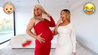 HUSBAND TRIES TO BE PREGNANT FOR THE DAY!!! **HILARIOUS**