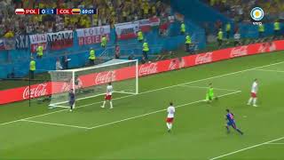 COLOMBIA - POLONIA: RUSIA 2018 Primer Gol de Falcao en un mundial narrado por un argentino