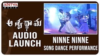 Ninne Ninne Song Performance @ Aswathama Audio Launch Live | Naga Shaurya | Mehreen |