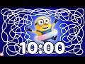 10 Minute Timer 💥 | Minions Summer Timer Bomb | Summer Countdown Adventure!