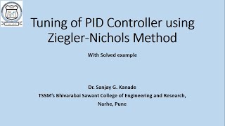 PID tuning using Ziegler-Nichols tuning method with problem