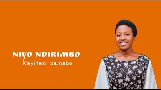 Niyo ndirimbo Cover by Kayitesi zainabo ( Official Visualizer )