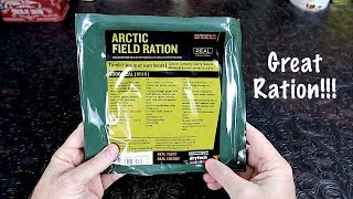 MRE Review NEW Norwegian Military Ration Cod And Curry Stew!!!